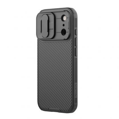 Хибриден удароустойчив кейс за iPhone 17 Pro - Nillkin CamShield Pro Hard Case (черен) 2