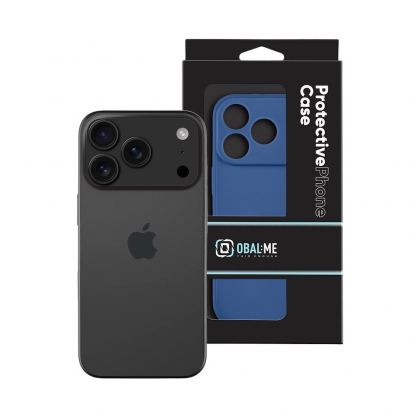 Силиконов (TPU) калъф за iPhone 17 Pro - OBALME Basic Matte TPU Case (син) 3