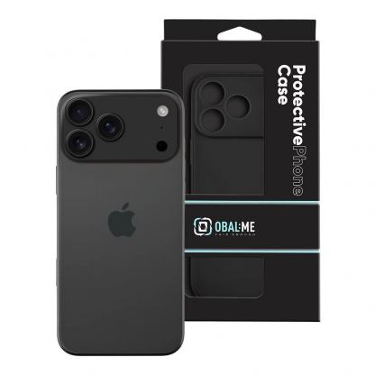 Силиконов (TPU) калъф за iPhone 17 Pro Max - OBALME Basic Matte TPU Case (черен) 3