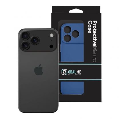 Силиконов (TPU) калъф за iPhone 17 Pro Max - OBALME Basic Matte TPU Case (син) 3
