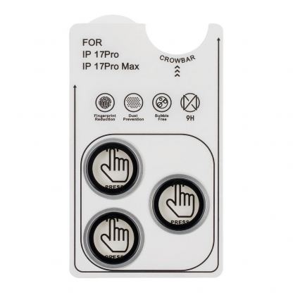 Предпазни стъклени лещи за камерата на iPhone 17 Pro, iPhone 17 Pro Max - OBALME Tempered Glass Camera Lens Protector (сребрист) 3