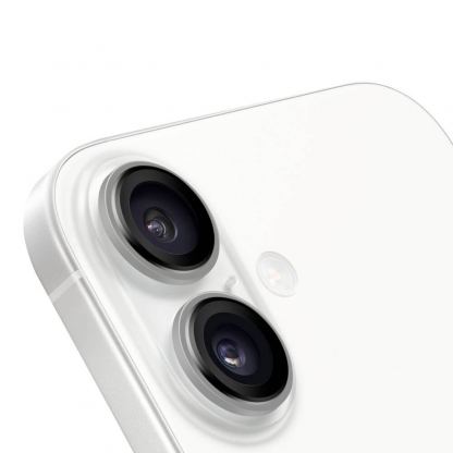 Предпазни стъклени лещи за камерата на iPhone 17 - OBALME Tempered Glass Camera Lens Protector (бял) 2