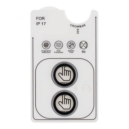 Предпазни стъклени лещи за камерата на iPhone 17 - OBALME Tempered Glass Camera Lens Protector (бял) 3