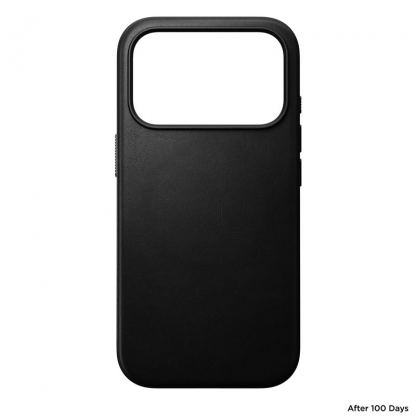 Кожен (естествена кожа) кейс с MagSafe за iPhone 17 Pro - Nomad Modern Leather MagSafe Case (черен) 4
