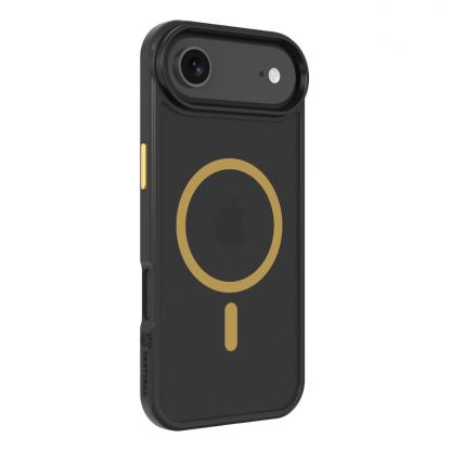 Хибриден удароустойчив кейс с MagSafe за iPhone 17 Air - Tactical MagForce Hyperstealth 2.0 Cover (черен-жълт) 2