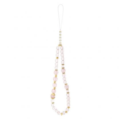 Хибриден удароустойчив кейс с MagSafe и връзка за ръка за iPhone 17 Pro Max - Guess IML Flowers Pearl MagSafe Case (розов) 6