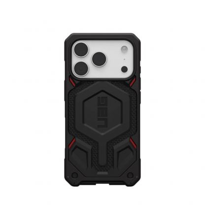 Удароустойчив хибриден кейс с MagSafe за iPhone 17 Pro - Urban Armor Gear Monarch Pro Kevlar Case (черен-кевлар) 4