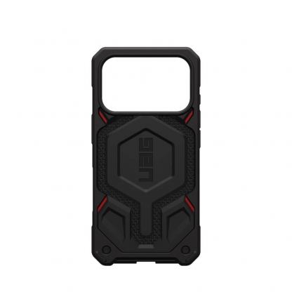 Удароустойчив хибриден кейс с MagSafe за iPhone 17 Pro - Urban Armor Gear Monarch Pro Kevlar Case (черен-кевлар) 11