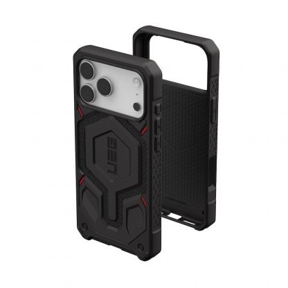 Удароустойчив хибриден кейс с MagSafe за iPhone 17 Pro Max - Urban Armor Gear Monarch Pro Kevlar Case (черен-кевлар) 3