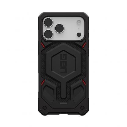 Удароустойчив хибриден кейс с MagSafe за iPhone 17 Pro Max - Urban Armor Gear Monarch Pro Kevlar Case (черен-кевлар) 4