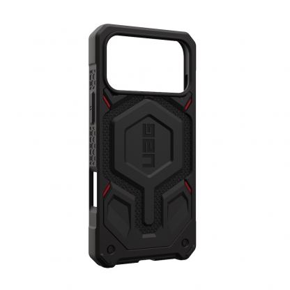 Удароустойчив хибриден кейс с MagSafe за iPhone 17 Pro Max - Urban Armor Gear Monarch Pro Kevlar Case (черен-кевлар) 13