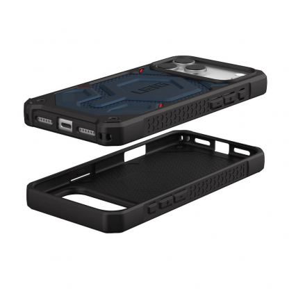 Удароустойчив хибриден кейс с MagSafe за iPhone 17 Pro Max - Urban Armor Gear Monarch Pro Kevlar Case (син-кевлар) 2
