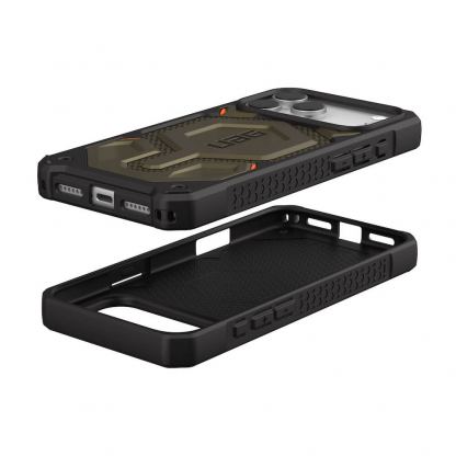 Удароустойчив хибриден кейс с MagSafe за iPhone 17 Pro Max - Urban Armor Gear Monarch Pro Kevlar Case (платинен-кевлар) 2