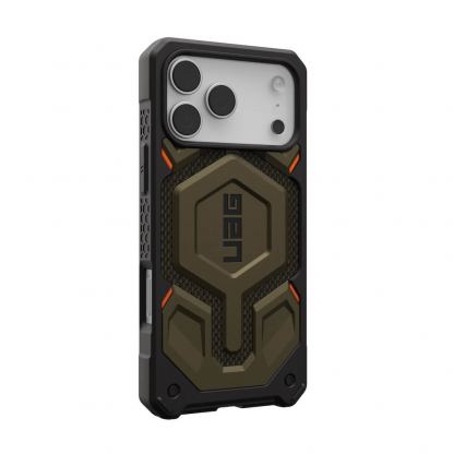 Удароустойчив хибриден кейс с MagSafe за iPhone 17 Pro Max - Urban Armor Gear Monarch Pro Kevlar Case (платинен-кевлар) 6