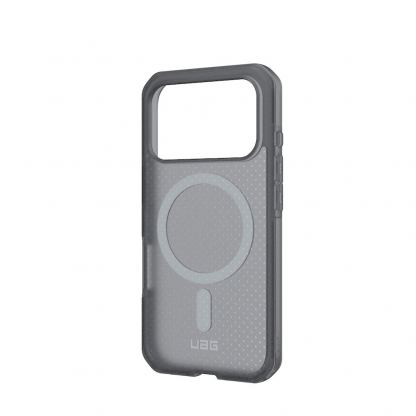 Удароустойчив хибриден кейс за iPhone 17 Pro - Urban Armor Gear Dot MagSafe Case (прозрачен-сив) 12