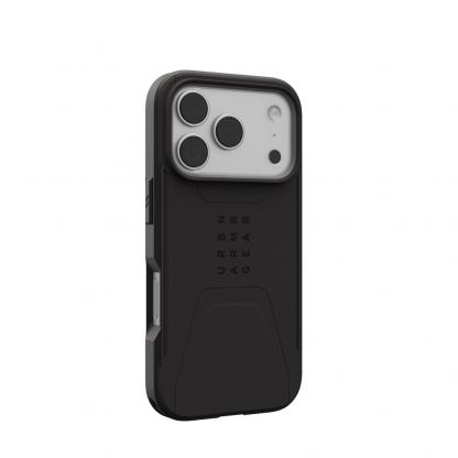 Удароустойчив хибриден кейс с MagSafe за iPhone 17 Pro - Urban Armor Gear Civilian MagSafe Case (черен) 6