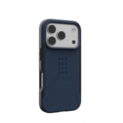 Удароустойчив хибриден кейс с MagSafe за iPhone 17 Pro - Urban Armor Gear Civilian MagSafe Case (тъмносин) 6