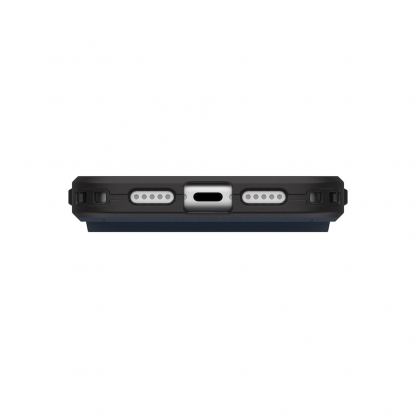 Удароустойчив хибриден кейс с MagSafe за iPhone 17 Pro - Urban Armor Gear Civilian MagSafe Case (тъмносин) 9