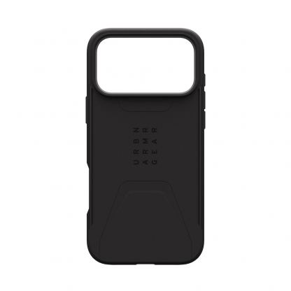 Удароустойчив хибриден кейс с MagSafe за iPhone 17 Pro Max - Urban Armor Gear Civilian MagSafe Case (черен) 11