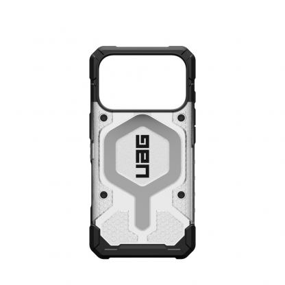 Удароустойчив хибриден кейс с MagSafe за iPhone 17 Pro - Urban Armor Gear Pathfinder Clear MagSafe Case (прозрачен) 11