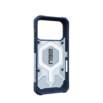 Удароустойчив хибриден кейс с MagSafe и връзка за ръка за iPhone 17 Pro - Urban Armor Gear Pathfinder Clear MagSafe Case (син) 16
