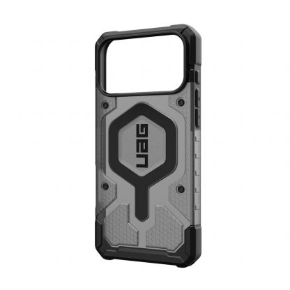 Удароустойчив хибриден кейс с MagSafe за iPhone 17 Pro Max - Urban Armor Gear Pathfinder Clear MagSafe Case (сив) 12
