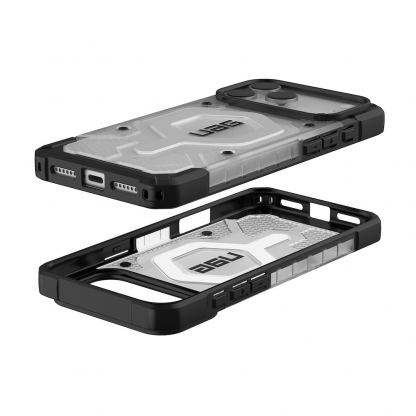 Удароустойчив хибриден кейс с MagSafe за iPhone 17 Pro Max - Urban Armor Gear Pathfinder Clear MagSafe Case (прозрачен) 2