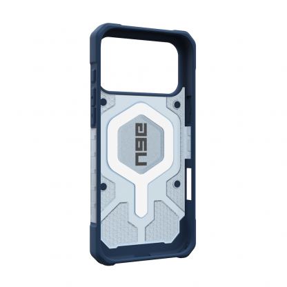 Удароустойчив хибриден кейс с MagSafe и връзка за ръка за iPhone 17 Pro Max - Urban Armor Gear Pathfinder Clear MagSafe Case (син) 16