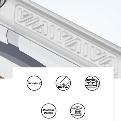 Хибриден удароустойчив кейс с MagSafe за iPhone 17 Pro Max - Benks Magnetic Dynamic Mecha Case (бял) 8