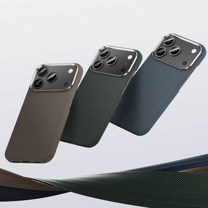 Кевларен кейс с MagSafe за iPhone 17 Pro Max - Benks Magnetic Armor Tint Kevlar Case 1000D (зелен) 4