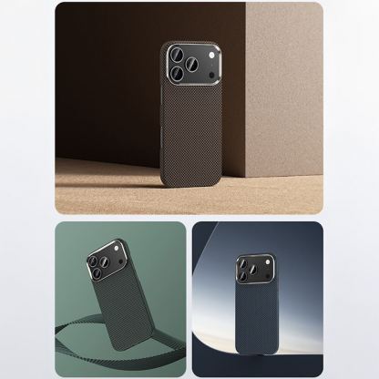 Кевларен кейс с MagSafe за iPhone 17 Pro Max - Benks Magnetic Armor Tint Kevlar Case 1000D (зелен) 7