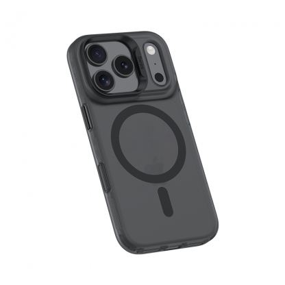 Хибриден удароустойчив кейс с MagSafe за iPhone 17 Pro - Benks Magnetic Lucid Armor Camera Control Case (черен) 2