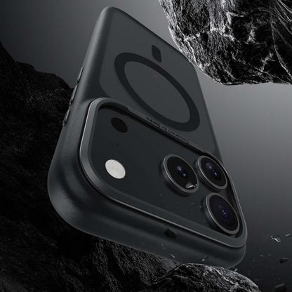 Хибриден удароустойчив кейс с MagSafe за iPhone 17 Pro Max - Benks Magnetic Mist Metal Frame Case (черен) 4