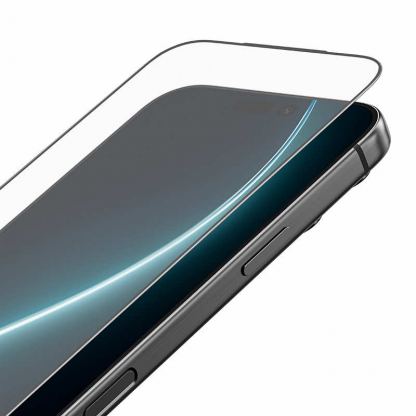 Матирано калено стъклено защитно покритие за дисплея на iPhone 17 Pro Max - Benks JoyTouch Matte Tempered Glass Film (0.30mm) (черен-прозрачен) 4
