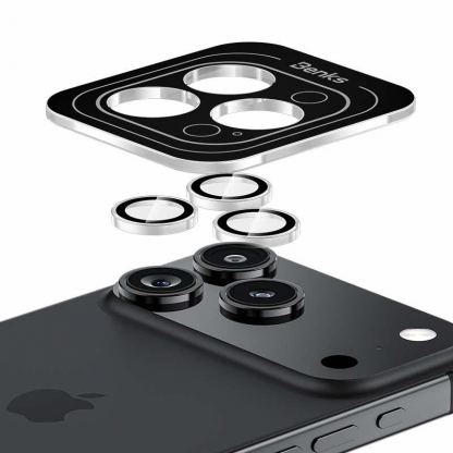 Предпазни стъклени лещи за камерата на iPhone 17 Pro, iPhone 17 Pro Max - Benks Warrior Tempered Glass Camera Lens Protector (прозрачен) 4