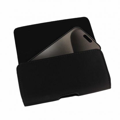 Кожен калъф с щипка за колан за iPhone 17 Pro Max/16 Pro Max/Samsung A55 5G/A53/S25/S24 и други - HIT Holster Pattern 1 (SIZE XL - 167x83 mm) 6