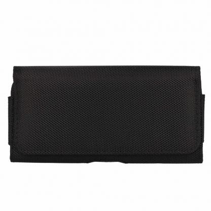 Кожен калъф с щипка за колан за iPhone 17 Pro Max/16 Pro Max/Samsung A55 5G/A53/S25/S24 и други - HIT Holster Pattern 2 (SIZE XL - 167x83 mm) 3