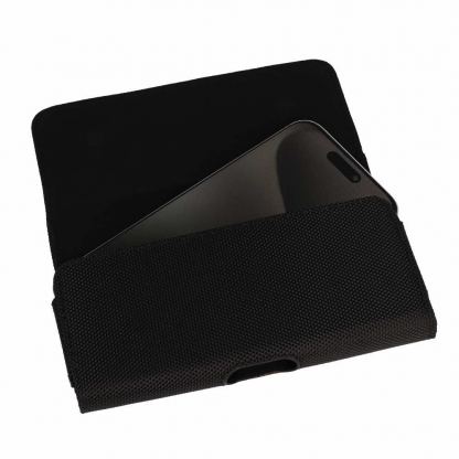 Кожен калъф с щипка за колан за iPhone 17 Pro Max/16 Pro Max/Samsung A55 5G/A53/S25/S24 и други - HIT Holster Pattern 2 (SIZE XL - 167x83 mm) 6