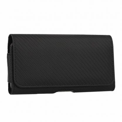 Кожен калъф с щипка за колан за iPhone 17 Pro Max/16 Pro Max/Samsung A55 5G/A53/S25/S24 и други - HIT Holster Pattern 3 (SIZE XL - 167x83 mm) 6