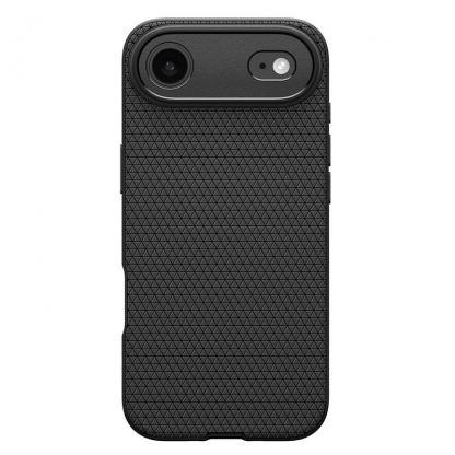 Удароустойчив силиконов (TPU) калъф за iPhone 17 Air - Spigen Liquid Air Case (черен) 2