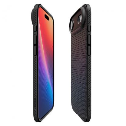 Удароустойчив силиконов (TPU) калъф за iPhone 17 Air - Spigen Liquid Air Case (черен) 7