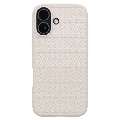 Удароустойчив силиконов (TPU) калъф за iPhone 17 - Spigen Liquid Air Case (бежов) 2