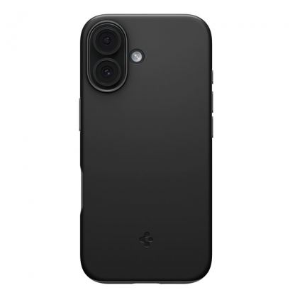 Качествен тънък матиран кейс с MagSafe за iPhone 17 - Spigen Thin Fit MagSafe Case (черен) 2