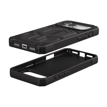 Удароустойчив хибриден кейс с MagSafe за iPhone 17 Pro Max - Urban Armor Gear Monarch Pro Case (черен-карбон) 2