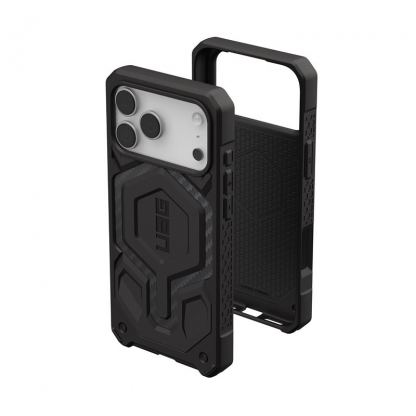 Удароустойчив хибриден кейс с MagSafe за iPhone 17 Pro Max - Urban Armor Gear Monarch Pro Case (черен-карбон) 3