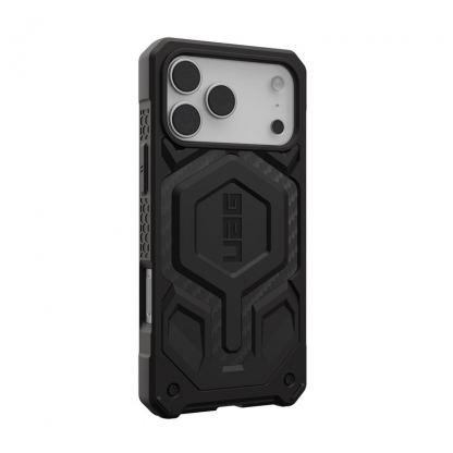 Удароустойчив хибриден кейс с MagSafe за iPhone 17 Pro Max - Urban Armor Gear Monarch Pro Case (черен-карбон) 6