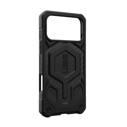 Удароустойчив хибриден кейс с MagSafe за iPhone 17 Pro Max - Urban Armor Gear Monarch Pro Case (черен-карбон) 13