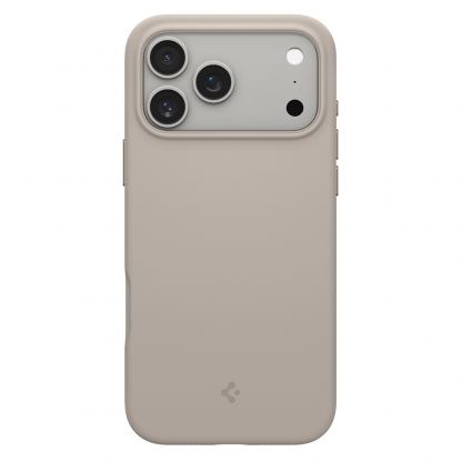 Силиконов (TPU) калъф с MagSafe за iPhone 17 Pro Max - Spigen Silicone Fit MagSafe Case (бежов) 2