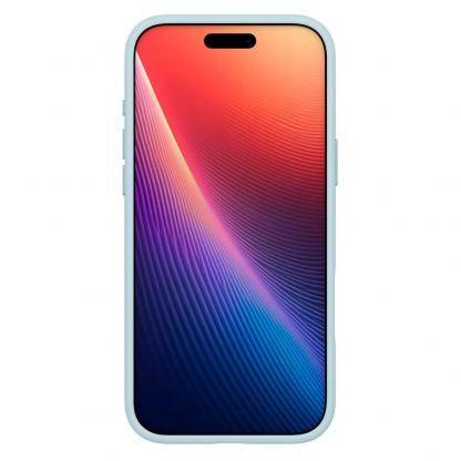 Силиконов (TPU) калъф с MagSafe за iPhone 17 Pro Max - Spigen Silicone Fit MagSafe Case (светлосин) 4