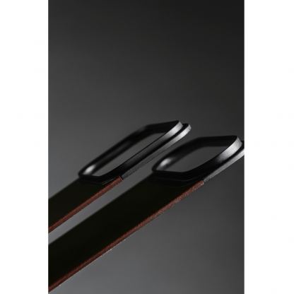 Магнитен кожен (естествена кожа) гръб с MagSafe за iPhone 17 Pro - Nomad Magnetic Horween Leather Back (черен) 7